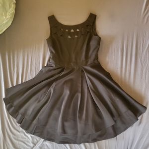 Black Cutout low back dress